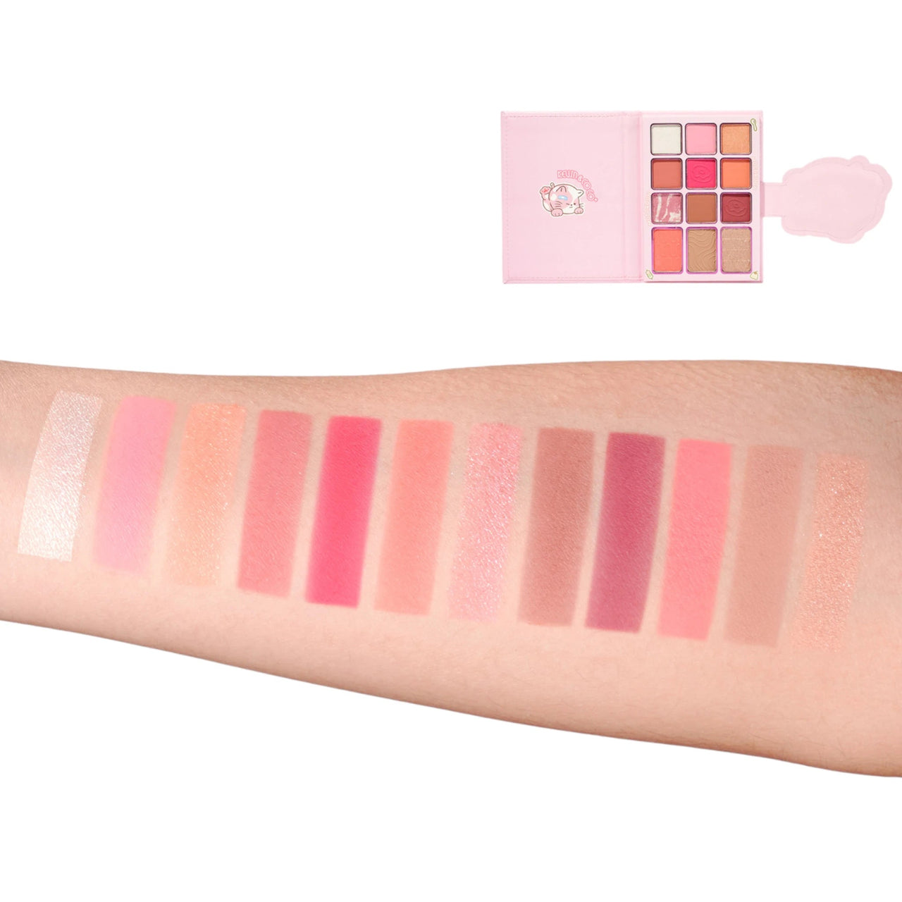 Kevin Coco Macaroon Eyeshadow Palette with Brushes